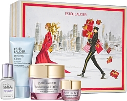 Fragrances, Perfumes, Cosmetics Set - Estee Lauder Resilience (cr/50ml + ser/15ml + eye/cr/5ml + cleanser/30ml)