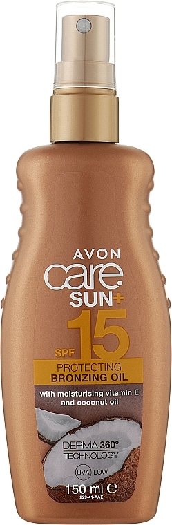 Protecting Bronzing Oil SPF 15 - Avon — photo N2