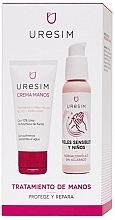 Set - Uresim Hand Treatmen Set (h/gel/60ml + h/cr/50ml) — photo N1