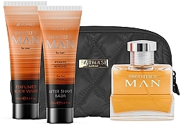 Fragrances, Perfumes, Cosmetics Farmasi Shooters Man Gift Set - Men Set (edp/100ml + sh/gel/100ml + af/shave/balm/100ml + bag/1pcs)