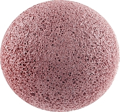 Premium Konjac Face Sponge with Red Clay - The Konjac Sponge Co French Red Clay Face Puff — photo N1