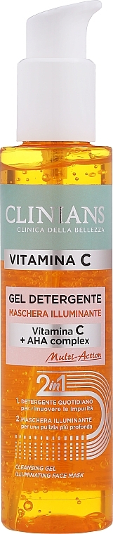 Cleansing Gel with Energilium Complex & Vitamin C - Clinians Attiva Energizzante Cleansing Gel Illuminant — photo N1