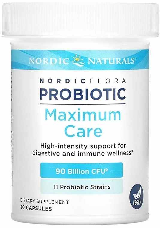 Intestinal Support Probiotic - Nordic Naturals Nordic Flora Probiotic Maximum Care — photo N1