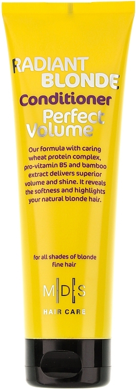 Radiant Blonde Perfect Volume Conditioner - Mades Cosmetics Radiant Blonde Perfect Volume Conditioner — photo N1