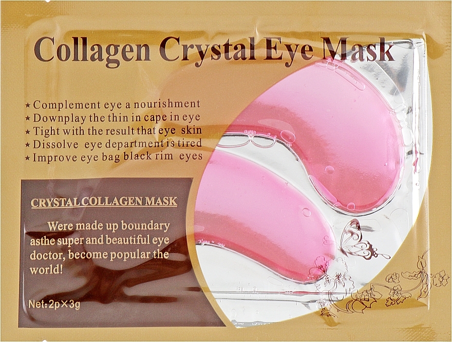 Anti-Aging Anti-Wrinkle Hydrogel Eye Patch with Collagen & Snail Mucin - Veronni Collagen Crystal Eye Mask — photo N1