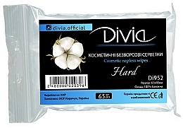 Fragrances, Perfumes, Cosmetics Thick Lint-Free Wipes, 65 pcs - Divia Napless Wipes Hard Di952