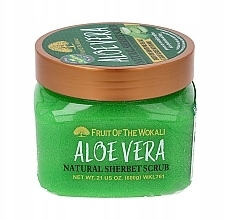 Natural Sherbet Scrub 'Aloe Vera' - Wokali Natural Sherbet Scrub Aloe Vera — photo N1