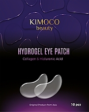 Collagen and Hyaluronic Acid Hydrogel Eye Patches  - Kimoco Beauty Hydrogel Eye Patch Collagen & Hyaluronic Acid — photo N1