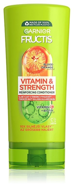 Strengthening Conditioner - Garnier Fructis Vitamin & Strength Reinforcing Conditioner — photo N1