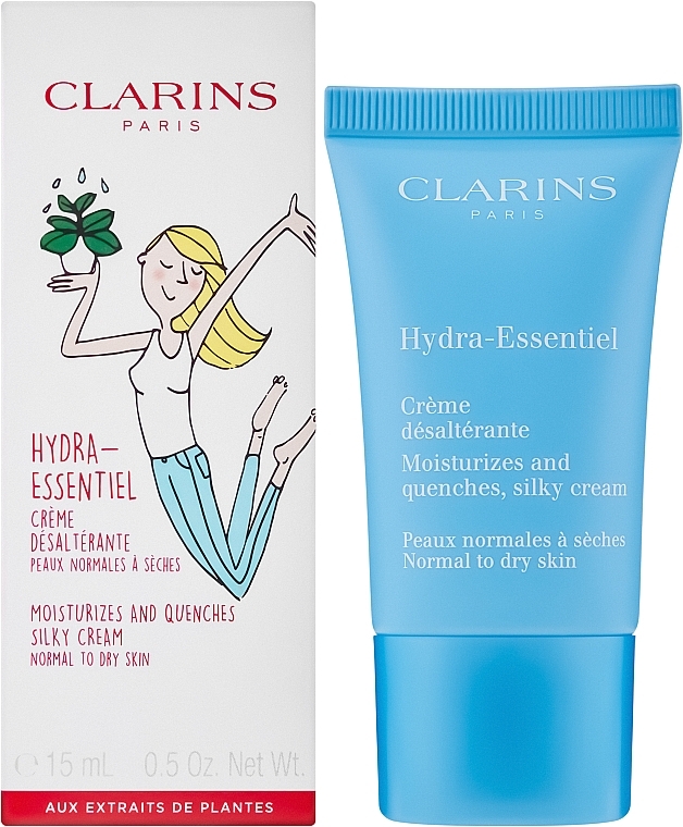 Normal and Dry Skin Moisturizing Cream - Clarins Hydra-Essentiel Normal to Dry Skin Cream — photo N2