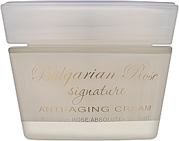 Fragrances, Perfumes, Cosmetics Face Cream - Bulgarian Rose Signature Anti-Aging Face Cream