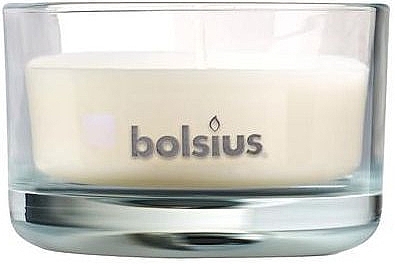 Scented Candle in Glass "Vanilla", 50/80 mm - Bolsius True Scents Candle — photo N2