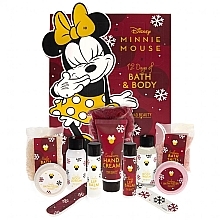 Fragrances, Perfumes, Cosmetics 12-Piece Set - Mad Beauty Minnie Burgundy 12 Day Advent