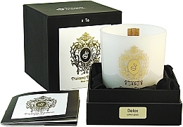 Fragrances, Perfumes, Cosmetics Tiziana Terenzi Delox Scented Candle White Glass - Scented Candle