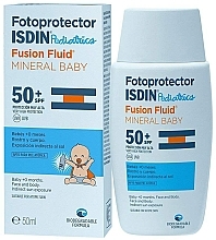 Kids Sun Fluid - Isdin Fotoprotector Pediatrics Fusion Fluid Mineral Baby SPF50+ — photo N1