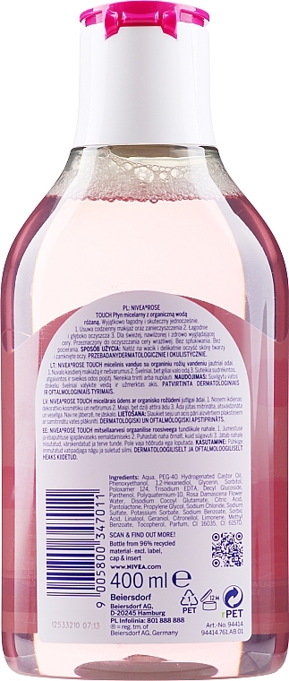 Rose Micellar Water - Nivea Make-up Expert — photo N6