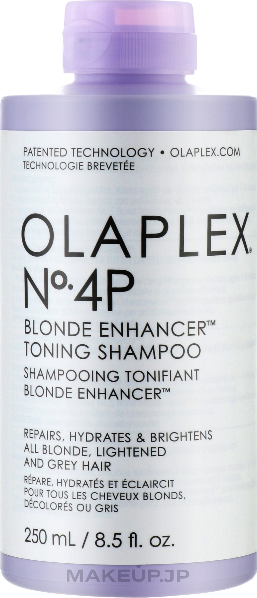 Toning Shampoo - Olaplex No 4P Blonde Enhancer Toning Shampoo — photo 250 ml