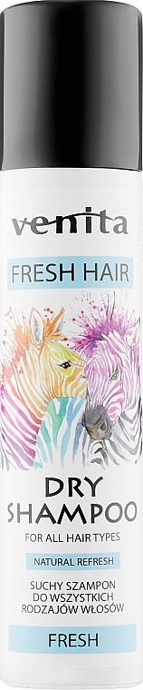 Hair Dry Shampoo - Venita Salon Professional Fresh Dry Shampoo — photo N1