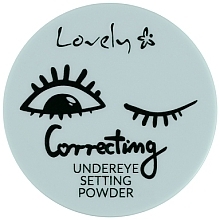 Fragrances, Perfumes, Cosmetics Under-Eye Powder - Lovely Under Eye Correcting Setting Powder