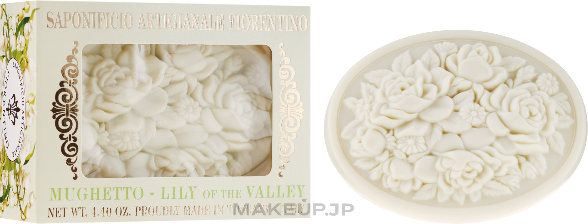 Natural Soap "Lily of the Valley" - Saponificio Artigianale Fiorentino Botticelli Lily Of The Valley Soap — photo 125 g