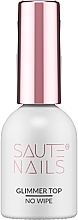 Fragrances, Perfumes, Cosmetics Top Coat - Saute Nails Glimmer Top No Wipe