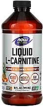 Fragrances, Perfumes, Cosmetics Liquid L-Carnitine with Tropical Punch Flavor, 1000mg - Now Foods L-Carnitine Liquid Tropical Punch