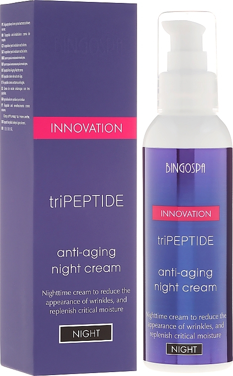 Tri-Peptide Anti-Wrinkle Night Cream - BingoSpa Innovation TriPeptide Anti-Aging Night Cream — photo N1