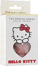 Sponge - The Konjac Sponge Company Facial Sponge and Hook Hello Kitty Pink Clay — photo N2