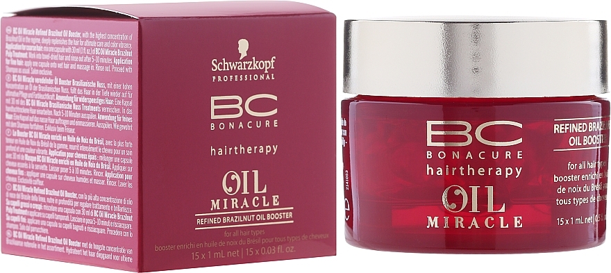 Brazilnut Oil Concentrate Activator - Schwarzkopf Professional BC Bonacure Oil Miracle Brazilnut Booster — photo N1