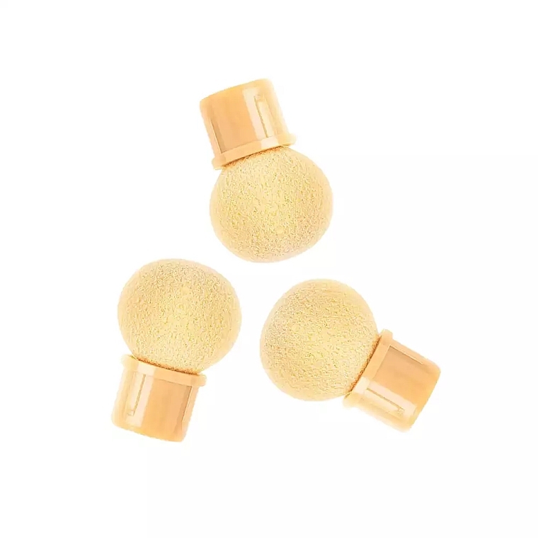 Nail Sponge, 3 pcs, beige - Sleek Shine — photo N2