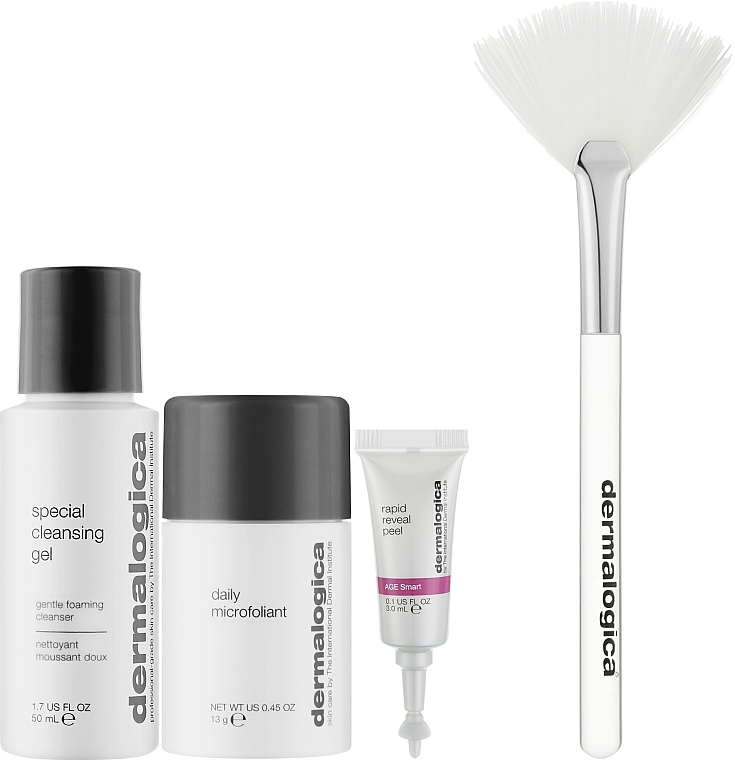 Set - Dermalogica The Peel Power-Up Set (peel/3x3ml+microf/14g+gel/50ml) — photo N2