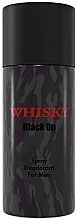 Fragrances, Perfumes, Cosmetics Evaflor Whisky Black Op Spray Deodorant For Men - Deodorant