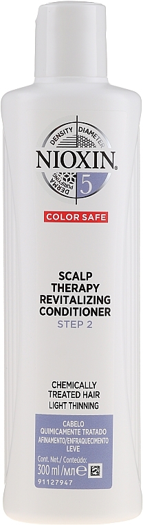 Color-Treated Hair Conditioner - Nioxin '5' Scalp Therapy Revitalising Conditioner — photo N6
