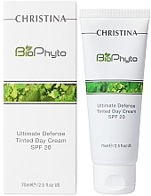 Tinted Day Cream "Absolute Protection" - Christina Bio Phyto Ultimate Defense Tinted Day Cream SPF 20 — photo N9