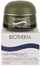 Fragrances, Perfumes, Cosmetics Restoring Night Cream - Biotherm Age Fitness Nuit Power-2 50ml