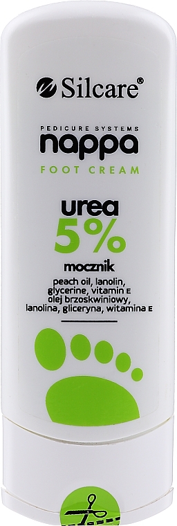 5% Urea Foot Cream - Silcare Nappa Cream Urea 5% — photo N1