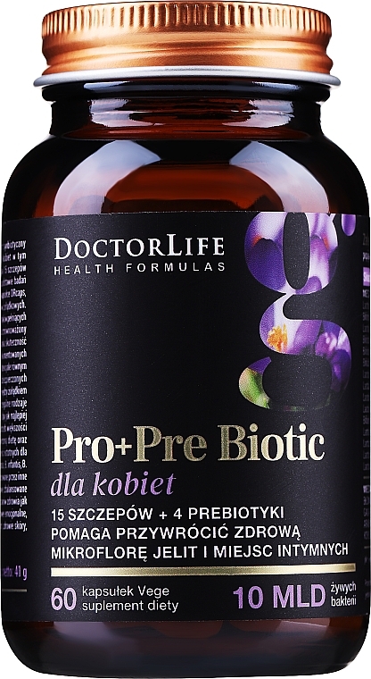 Probio Flora Dietary Supplement, 60 pcs - Doctor Life Probio Flora Women — photo N1