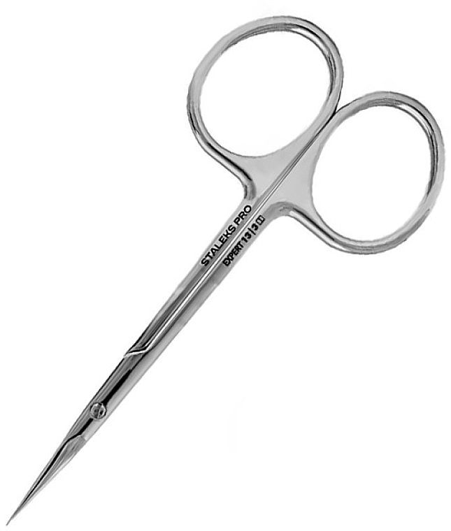 Professional Cuticle Scissors, for left-handed people, 25 mm - Staleks Pro Expert 13 Type  3 — photo N1