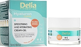 Fragrances, Perfumes, Cosmetics Smoothing Face Cream Gel - Delia Hyaluron Fusion Smoothing & Hydration Cream-Gel