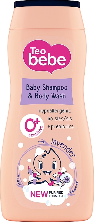 Lavender Shampoo and Body Wash - Teo Bebe Sensitive — photo N1