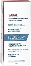 Sebum-Regulating Shampoo for Oily Hair - Ducray Sabal Shampoo — photo N3