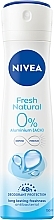 Fragrances, Perfumes, Cosmetics Antiperspirant Deodorant Spray "Fresh Natural" - NIVEA Fresh Natural Deodorant Spray 