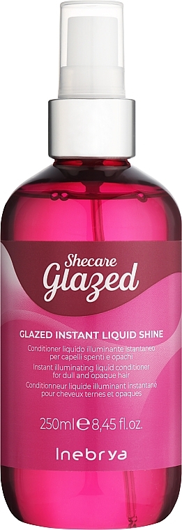 Liquid Conditioner for Colored Hair - Inebrya Shecare Glazed Instant Liquid Shine Conditioner — photo N1