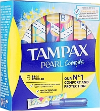 Fragrances, Perfumes, Cosmetics Tampons with Applicator, 8 pcs - Tampax Pearl Compak Regular 