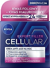 Fragrances, Perfumes, Cosmetics Night Face Cream - Nivea Cellular Filler Elasticity Reshape Night Cream