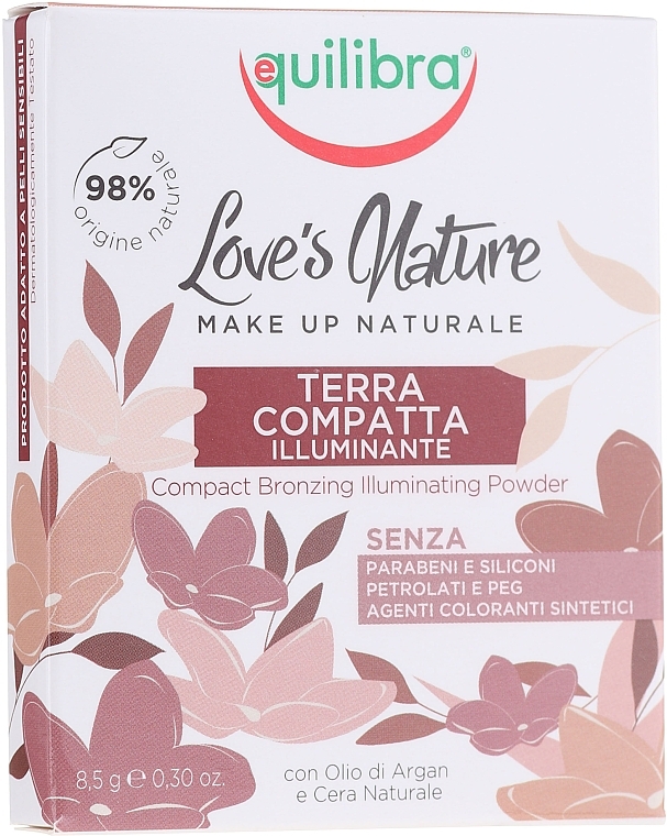 Set - Equilibra Love’s Nature (powder/8.5g + brush) — photo N2