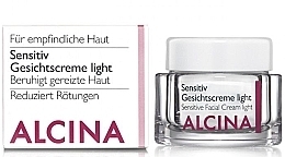 Fragrances, Perfumes, Cosmetics Cream for Sensitive Skin - Alcina S Sensitive Facial Cream Light
