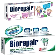 Fragrances, Perfumes, Cosmetics Set - Biorepair (toothpaste/50 + toothpaste/75ml)