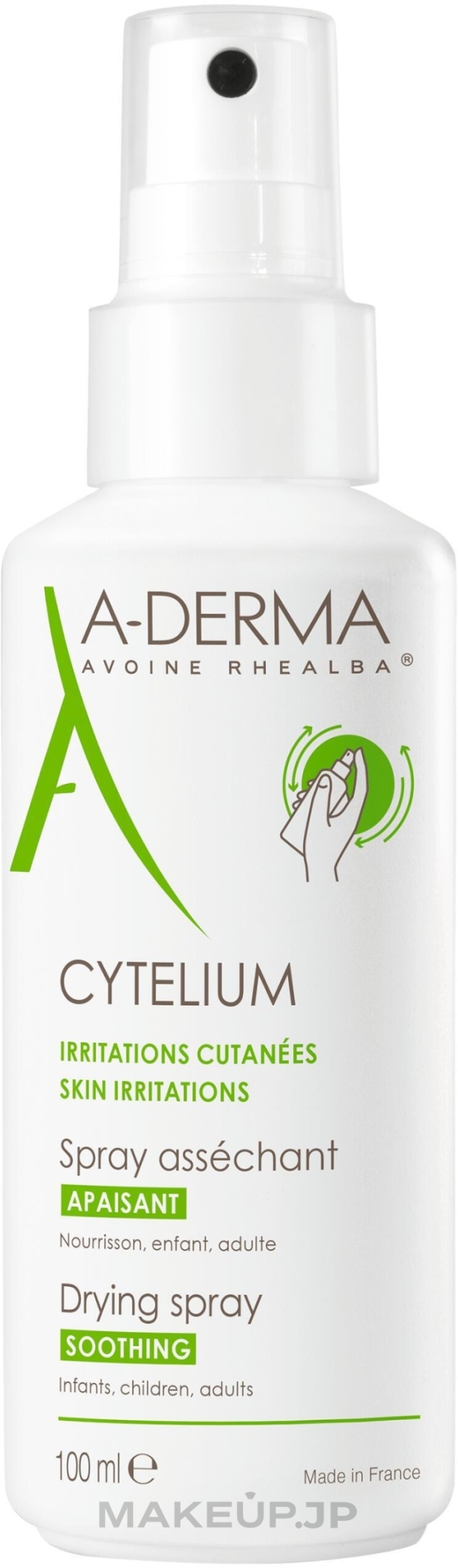 Drying and Soothing Spray for Irritated Face and Body Skin - A-Derma Cytelium Spray — photo 100 ml