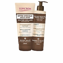 Set - Topicrem Karite Fortifying (shmp/200ml + h/cream/200ml) (200 ml) — photo N2